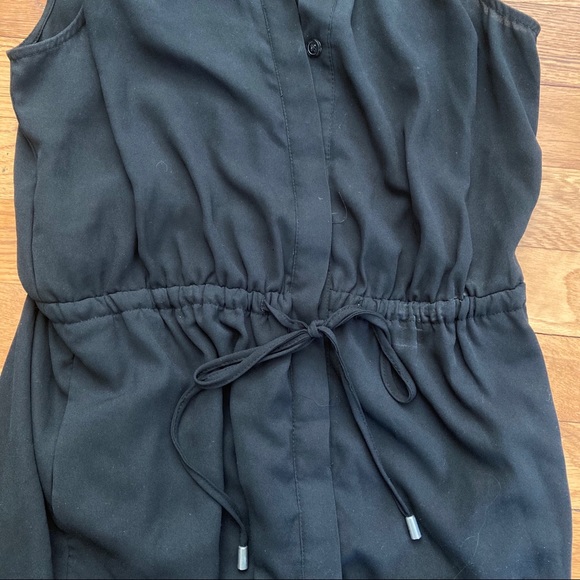 Black Sleeveless Button Down Mossimo Dress - Picture 5 of 9